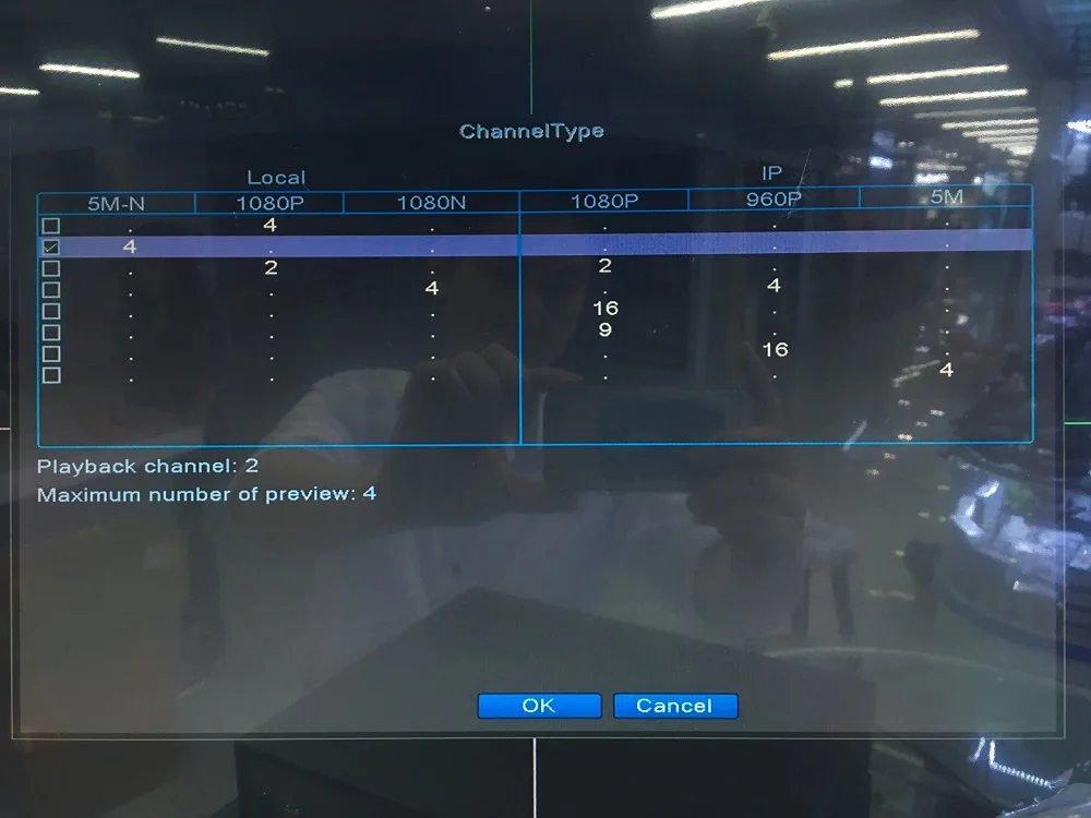 Камера видеонаблюдения 4 канала AHD DVR 5MP N гибридный видеорегистратор NVR 6 в 1 для
