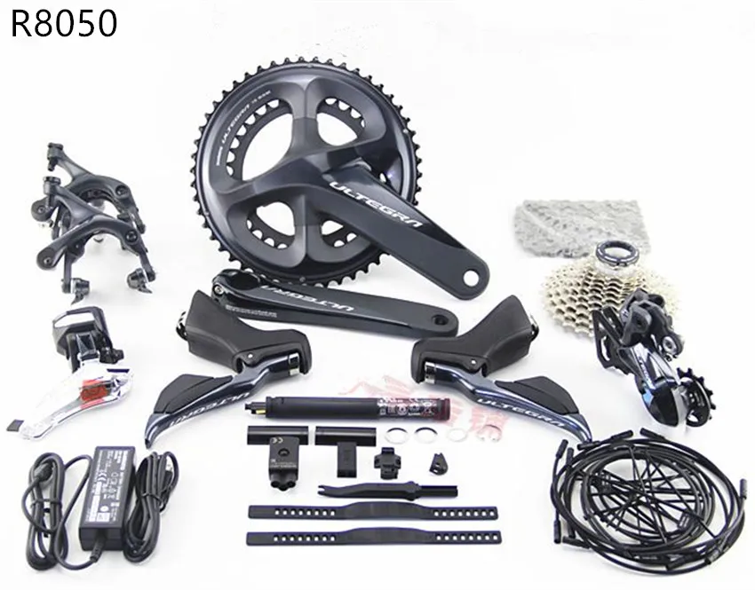 

Shimano ULTEGRA 2x11s speeds R8050 R8060 R8070 Di2 electric parts Groupset cycling derailleur Kit includes all electronic