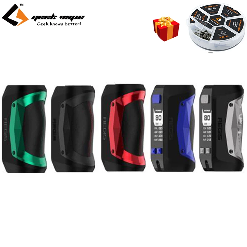 

Original Geekvape Aegis mini 2200mAh Battery 80W Electronic cigarette Box MOD Vape Fits Cerberus Tank VS Aegis Legend Vapor