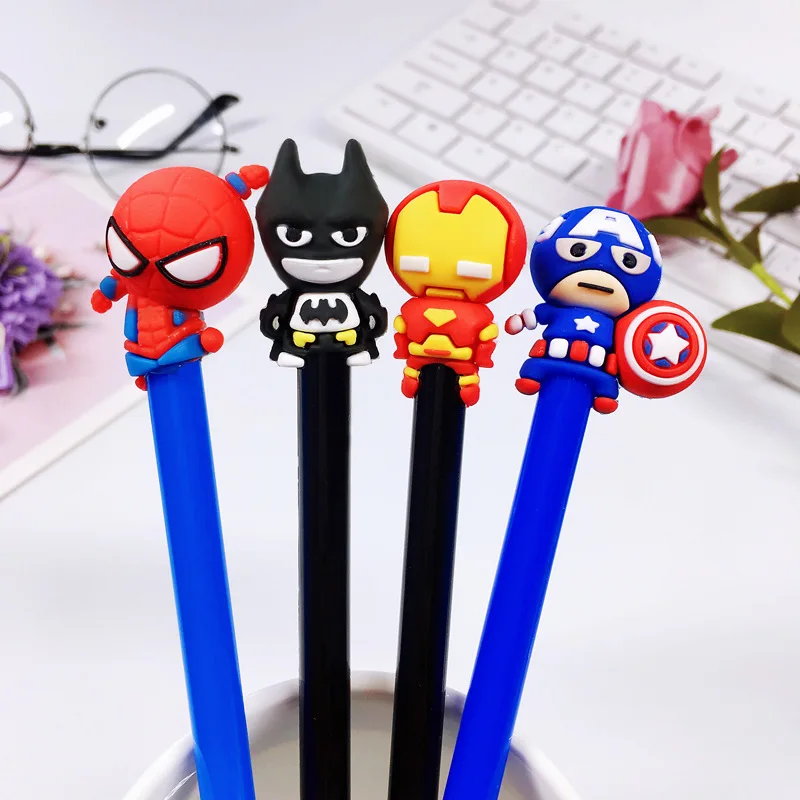 

2 pcs/lot Hero Series Gel Pen Cute 0.5mm black ink Neutral Pen Escolar School Office writing Supplies