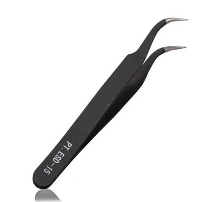 Eyelash Tweezers Rhinestone Gems Nippers Picking Tools Makeup Nail Tool | Красота и здоровье