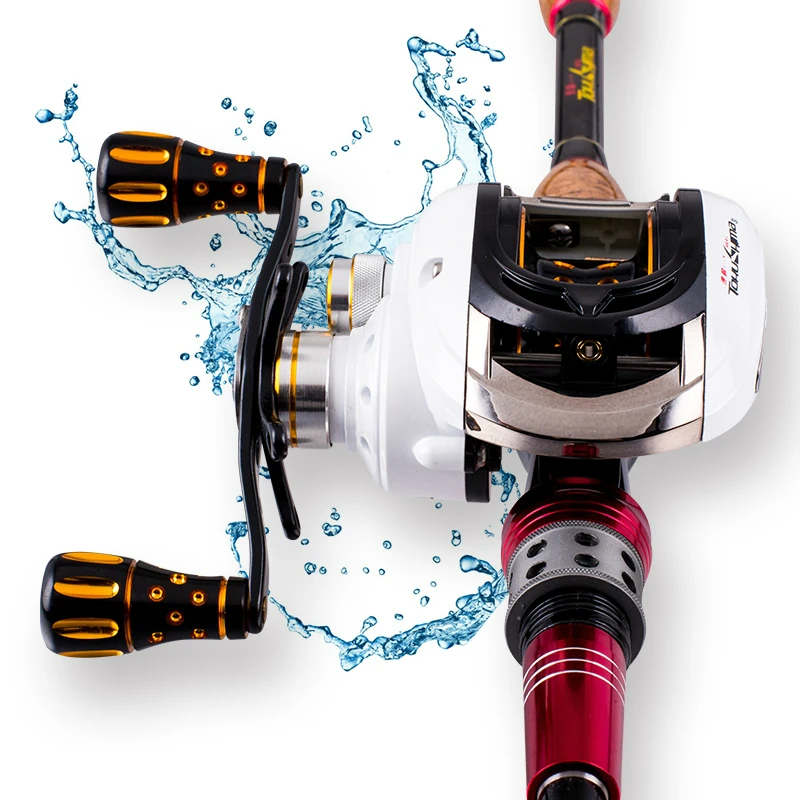

6.2:1 High Gear Ratio Baitcast Wheel 12+1BB Bait Casting Fishing Reel for Right Hand Lure Rod Wheel Metal FishWire Cup Raft Reel