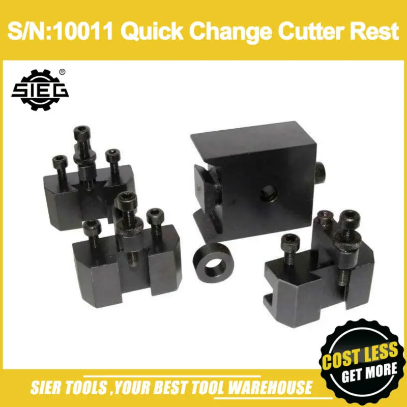 

Free Shipping!/S/N:10011 Quick Change Cutter Rest/SIEG C2/SC2 tool rest