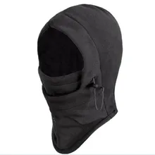 Thermal Fleece Balaclava Hat Hooded Neck Warmer Winter Sports Face Mask for Men Ski Bike Motorcycle Helmet Beanies Masked cap