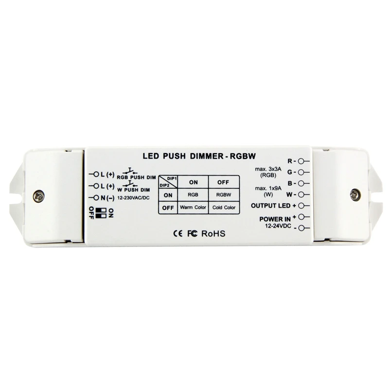 Светодиодная RGB Rgbw линейка контроллер Dc12V 3Ax3Ch 9Ax1Ch Выход Multi Функция Led 4096 уровень освещенности, Rgbw контроллер Bc-420