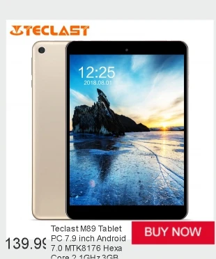 Teclast T10 планшетный ПК 10,1 дюймов 2560x1600 ips 8100 мАч WiFi Android 7,0 MTK8176 Hexa Core 1,7 ГГц 4 Гб ram 64 Гб rom двойной 8,0 МП