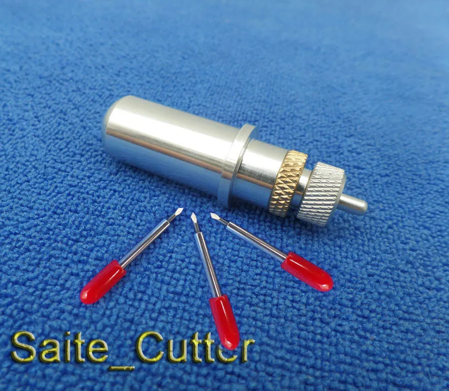 

3 Pcs 45 Degree High Quality Roland Vinyl Cutting Plotter Blade and 1 pc New Roland Cutting Plotter Blade Holder Vinyl Cutter