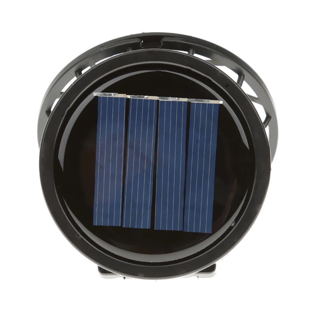 Mini Clip-on Solar Cell Fan Sun Power Energy Panel Outdoor Cooling Cooler Energy-saving for Camping Hiking Travelling Equipment