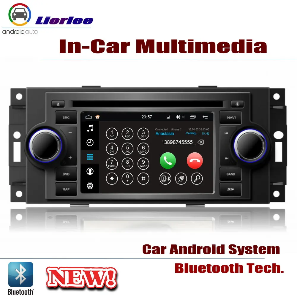 Discount Auto GPS Navigation For Chrysler 300 2004~2007 Car Android Multimedia Player CD DVD Radio Stereo AMP BT USB SD AUX HD Screen 4