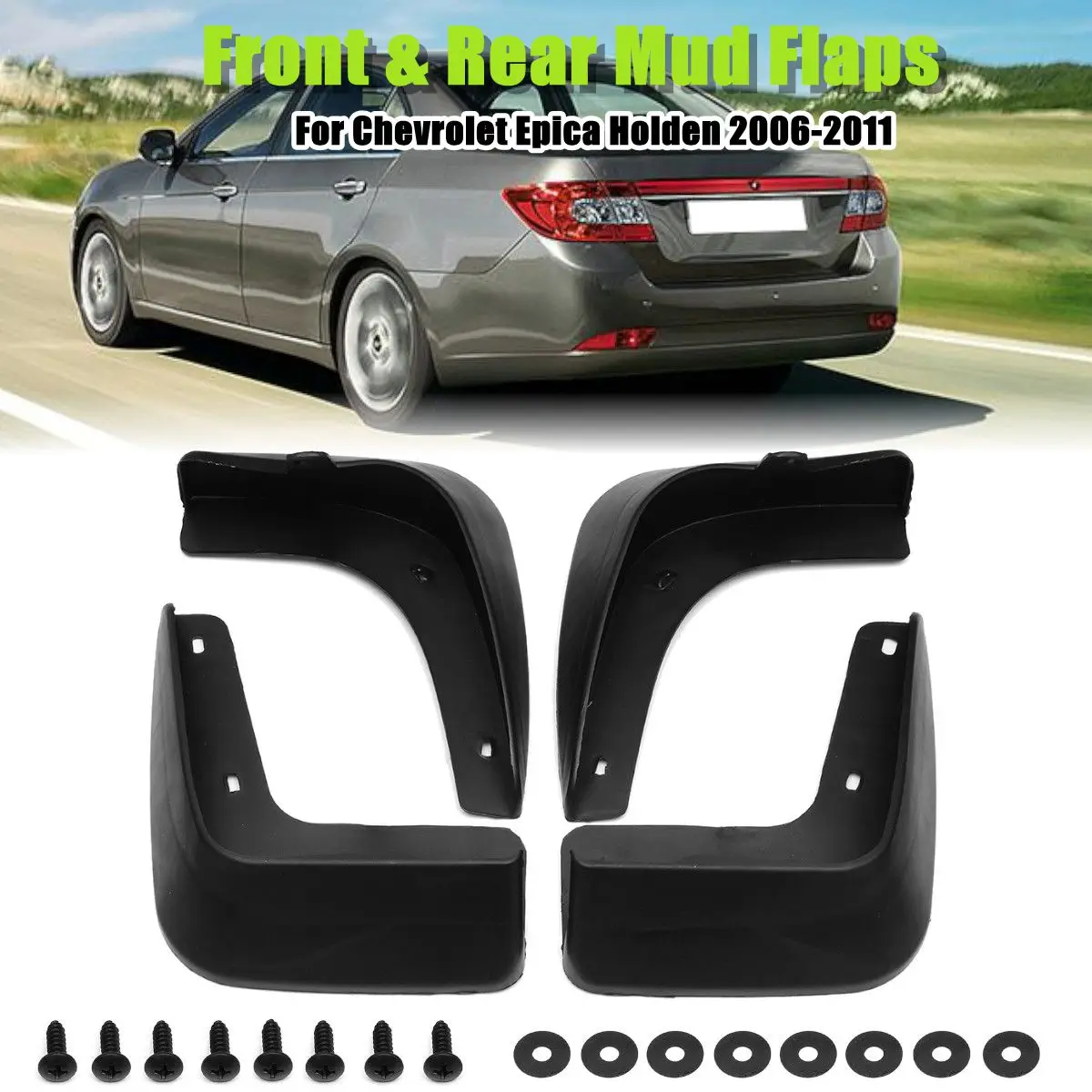 Переднее и заднее Брызговики для Chevrolet Epica Holden 2006 2011|Грязезащита| |