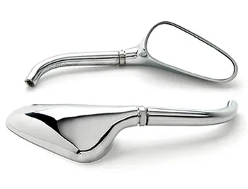 

Chrome Golf Club Mirrors L&R For Kawasaki Mach 500 750 KH S3 Trial Boss