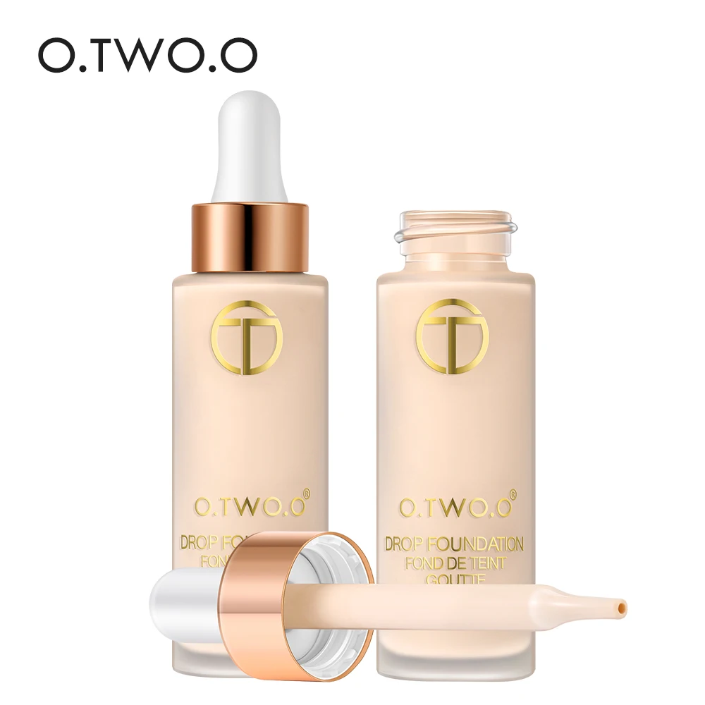 

O.TWO.O Face Makeup Full Cover Liquid Foundation Makeup Face Base Long Lasting Flawless Concealer Primer BB Cream Make Up 15ml