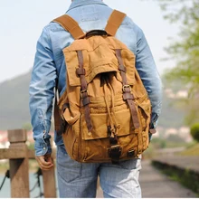 Мужской большой холщовый рюкзак, винтажные повседневные дорожные сумки, школьные рюкзаки,, Мужская модная сумка