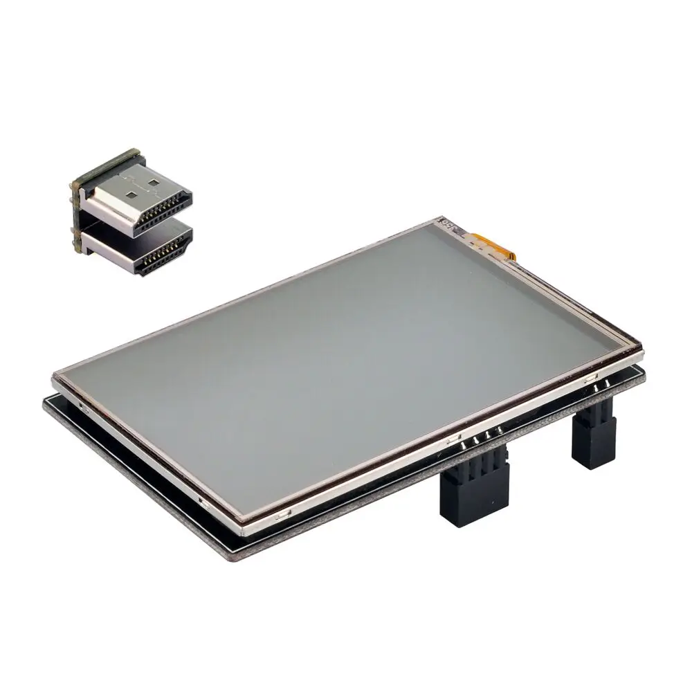  3.5 inch HDMI LCD TFT Touchscreen Display for Raspberry pi 2 and Pi 3 Model B Audio Output with Sty