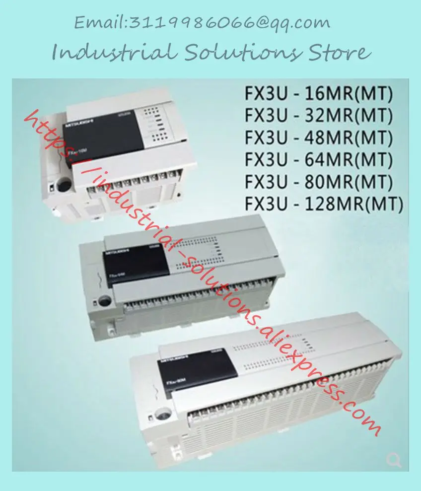 FX3U-64MR/ES-A FX3U-64MR ES-A FX3U-80MT/ES-A 16MR 32MR 80MR 64MR 48MR 128MR MT новой коробке PLC на