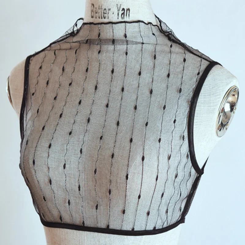 

New Summer new lace perspective spring autumn inside Splice Lace Tops Blouse Shirts Inside the sweater collar decorative collar