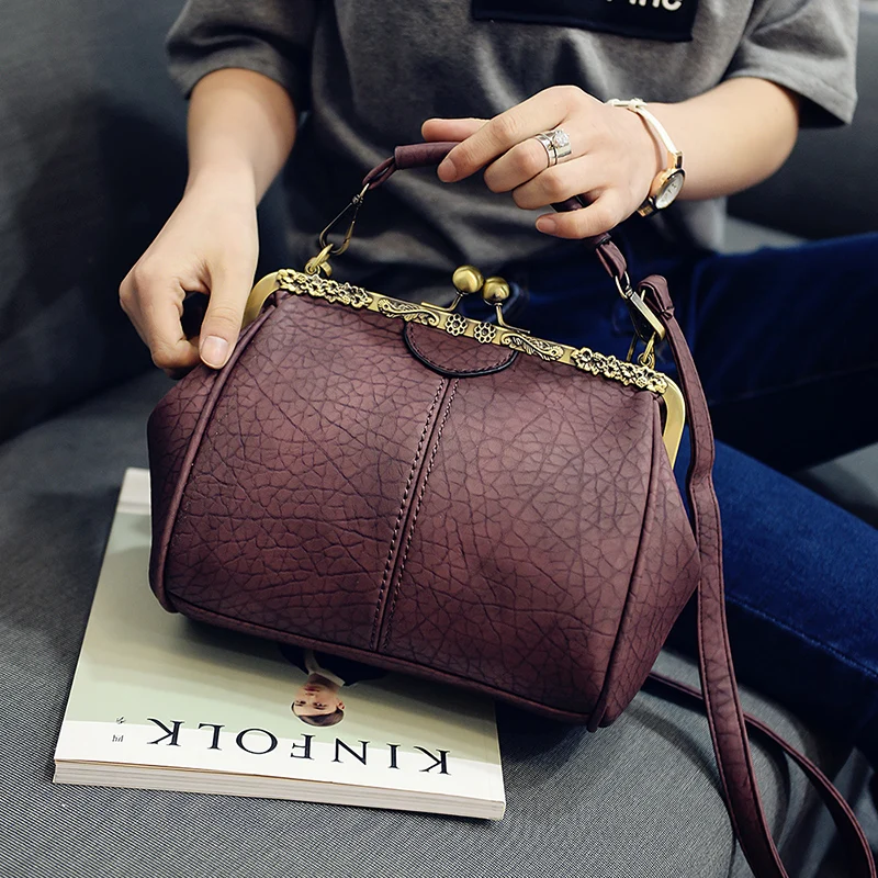 

The New Spring And Summer 2019 Handbag Shoulder Bag Clip Handbag Crossbody Bag Zipper & Hasp Tote Bag Women's Shoulder Bags