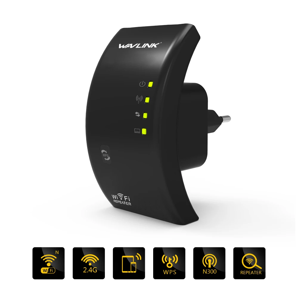 

Wavlink Original N300 WiFi Range Extender Mini Wireless Wifi Repeater 300Mbps With 3dBi Internal Antennas Easy Setup Amplifier