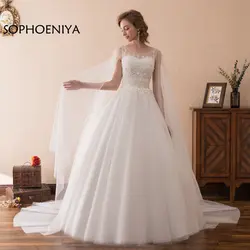 Новое поступление, бальное платье с рукавами-крылышками, свадебное платье, es 2019, Casamento Vestido longo trouwjurk, boho, свадебное платье, большие размеры