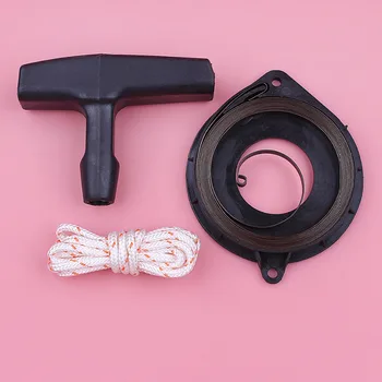

Recoil Starter Spring Handle Grip Rope Kit For Husqvarna 445 445E 450E 455 455E 460 455 Rancher Chainsaw Spare Garden Tool Part