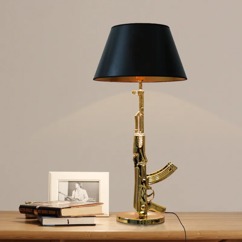 Modern-Silver-Gold-Electroplate-AK47-Table-Lamp-Light-Bedroom-Bedside-Desk-Reading-Lighting (3)