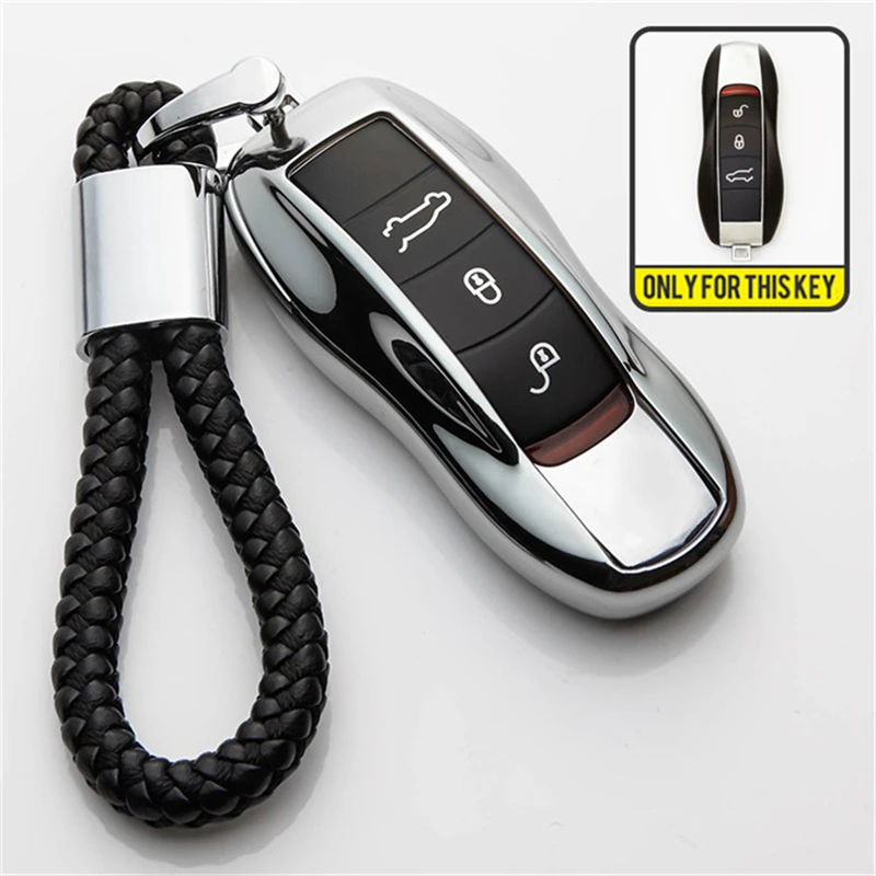 Для Porsche Boxster Cayman 911 Panamera Cayenne Spyder Carrera 970 981 991 92A Bobst 996 986 987 918 2019 ТПУ ключа автомобиля