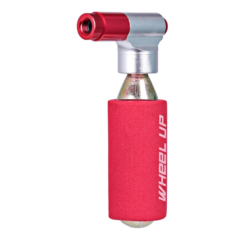 

Emergency Cycling Pump Mini Portable Bike Pump CO2 Cartridge Bicycle Pump Dual Inflator Pump Head Hot Sale D0199