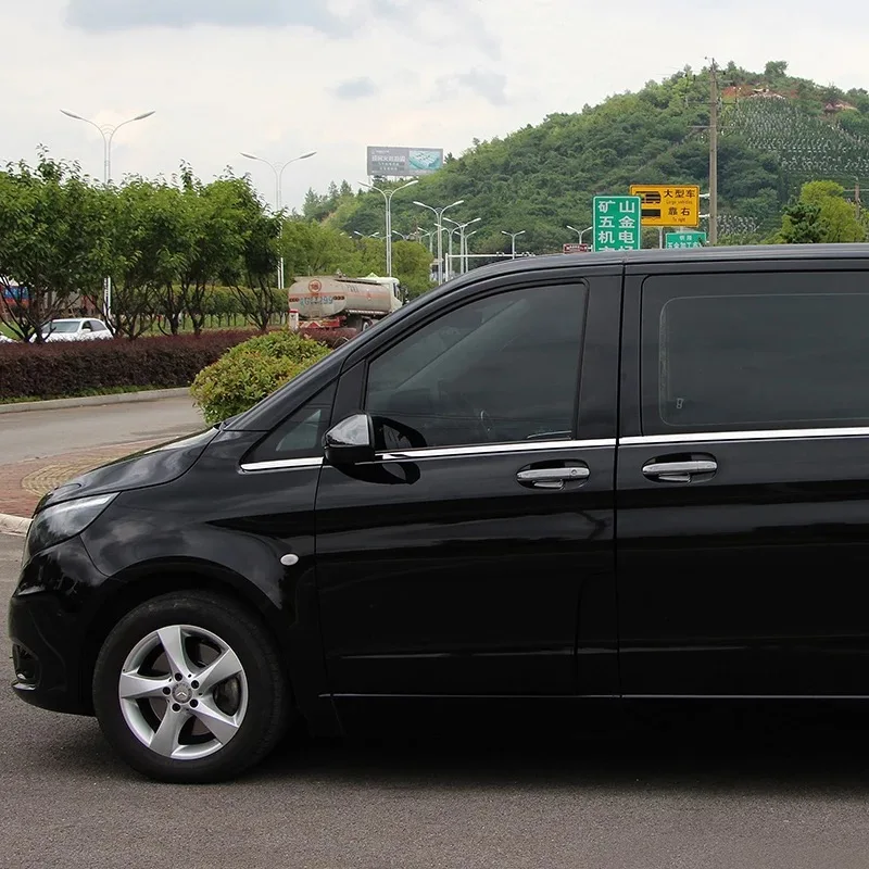 Для Mercedes Benz Vito- 8 шт. оконная накладка из нержавеющей стали наружное украшение кузова автостайлинг авто аксессуары