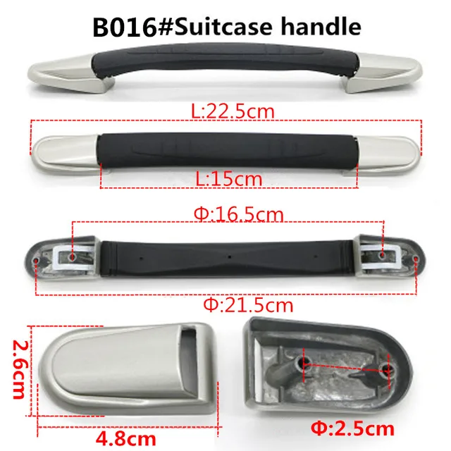 Telescopic Trolley Suitcase Handle Retractable Luggage parts Handle