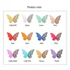 12pcs Half hollow 3D Butterfly Wall Sticker for Wedding Home decoration Butterflies on the wall rooms Decor Multicolor stickers ► Photo 3/6