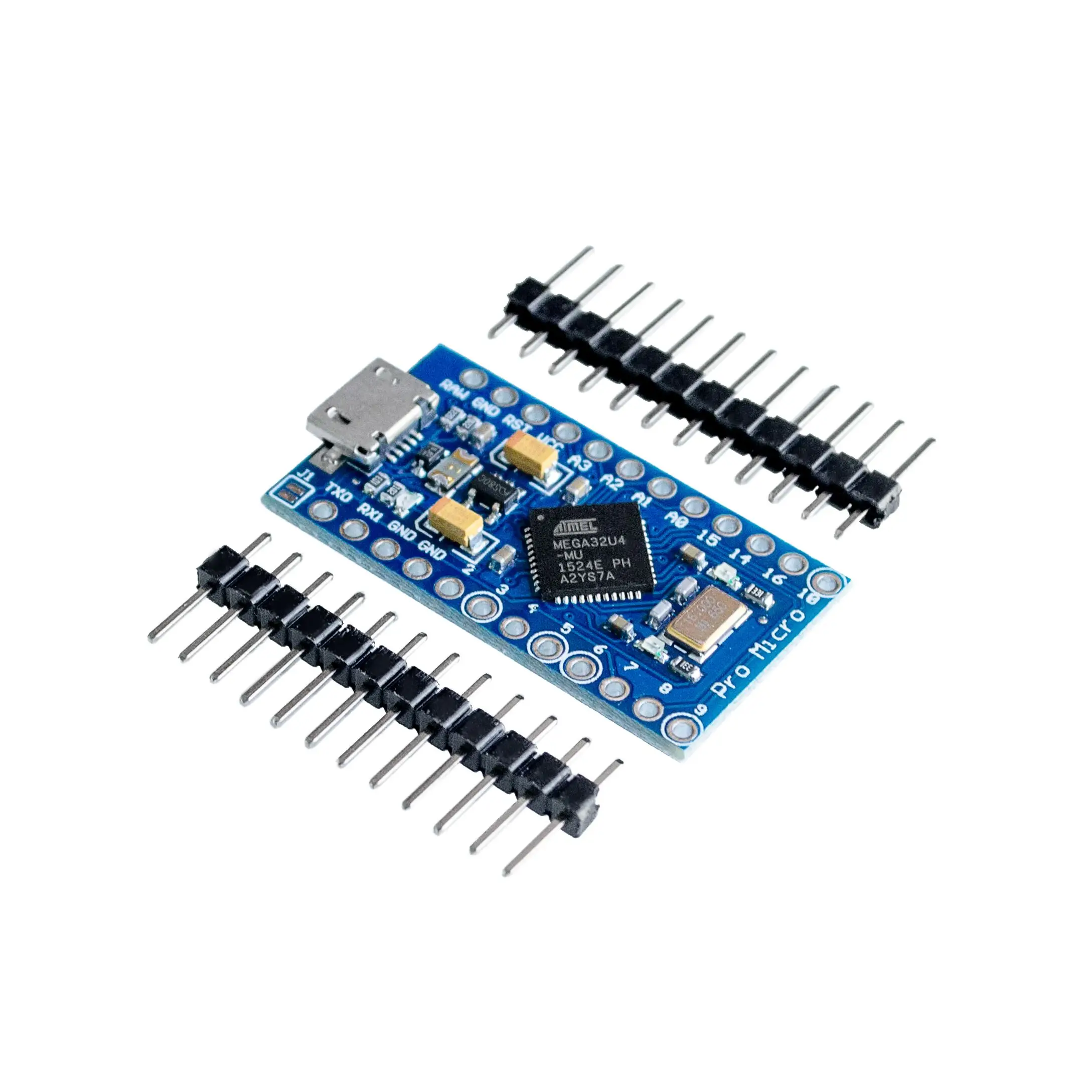 

Pro Micro ATmega32U4 5V/16MHz Module with 2 row pin header For Leonardo in stock best quality for arduino