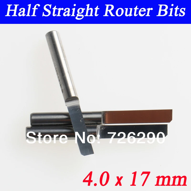 

3pcs 4*17mm Half Straight Router,Carbide Cutting Tools,Engraving Bit,Tool Bits on PVC,Wood,Machine