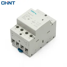CHINT бытовой Коммуникационный контактор NCH8-63/22 220 В направляющий Тип два нормально открытые два часто закрываются 4P 63A