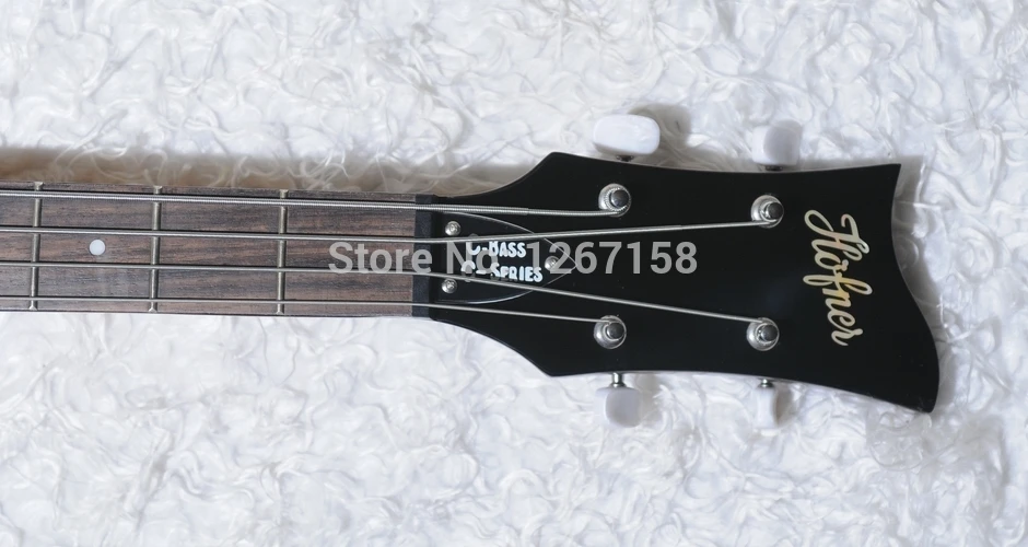 Hofner Club Bass Hi-CB серия полностью полый корпус 2 штапеля звукосниматели Винтажный стиль Тюнеры 4 струны бас бас