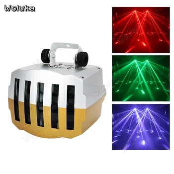 

Golden LED Butterfly Beam effect light bar stage lighting KTV flash laser rotating colorful lights nightclub CD50 W01