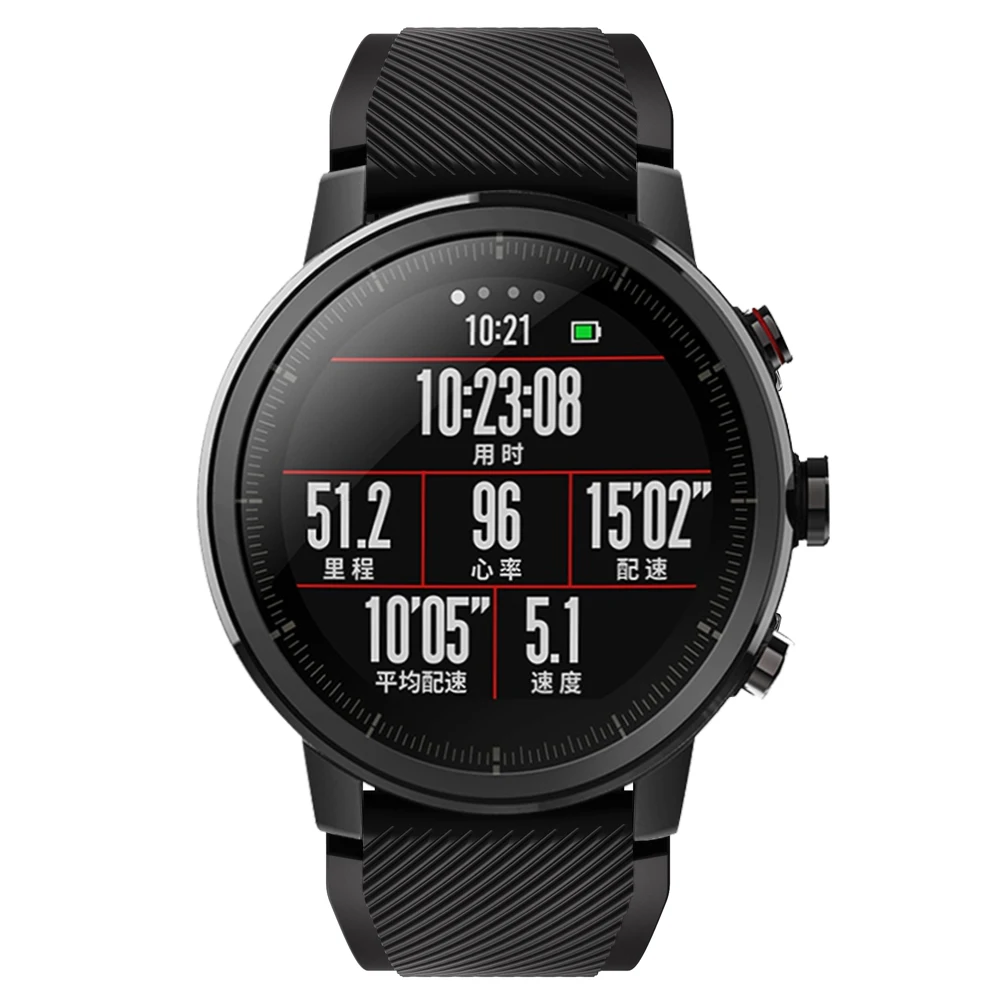 Умные часы аксессуары для Amazfit Stratos ремешок мм 22 мм ремешок для Xiaomi Amazfit Pace s 2 S сменный ремешок для Amazfit Stratos 2 s 2