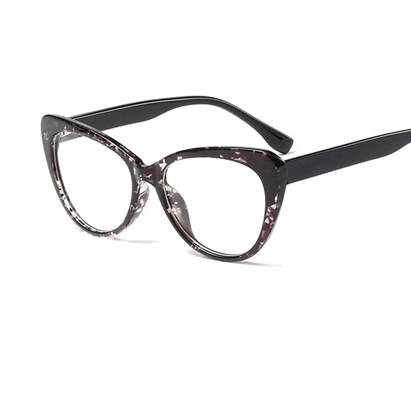 Женские оправы для очков, модные солнцезащитные очки "кошачий глаз" оправа для компьютерных очков женские прозрачные линзы, очки рамка женские Винтаж очки