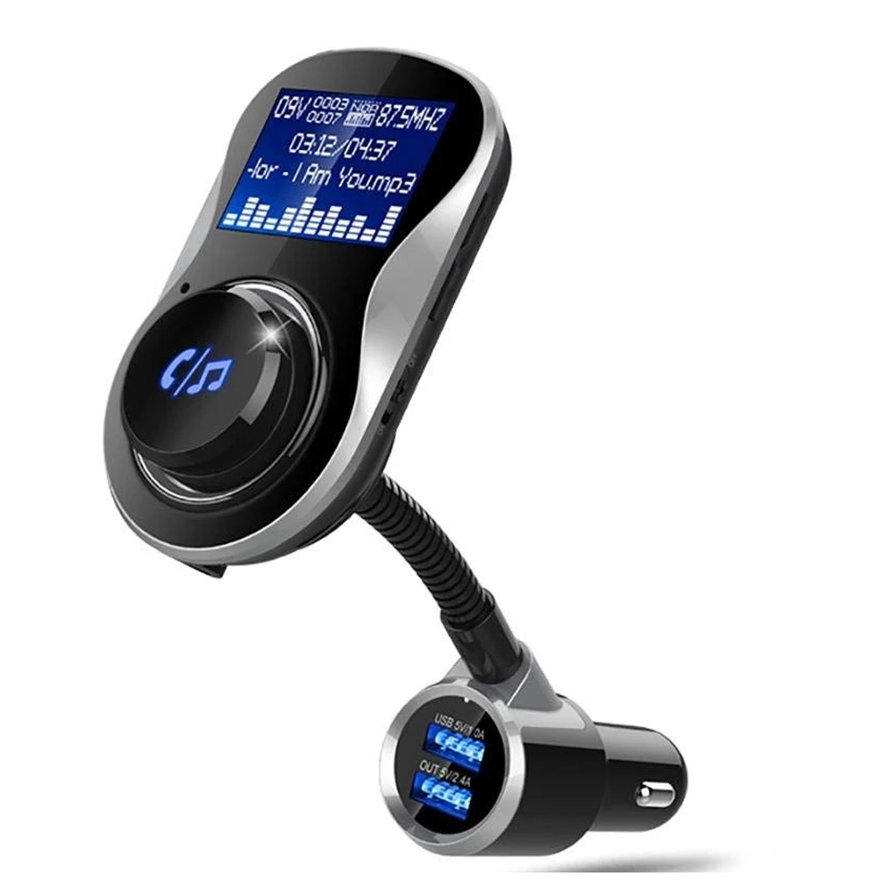 

Car MP3 Bluetooth Player For TF Card U Disk With Remote Control BC26 New FM Transmitter Large Screen Card Car Mp3 Bluetooth Pl
