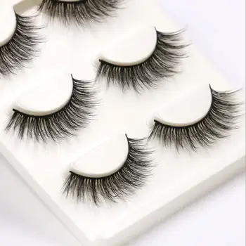 

New Sexy 100% Handmade 3D mink hair Beauty Thick Long False Mink Eyelashes Fake Eye Lashes Eyelash High Quality Free shipping