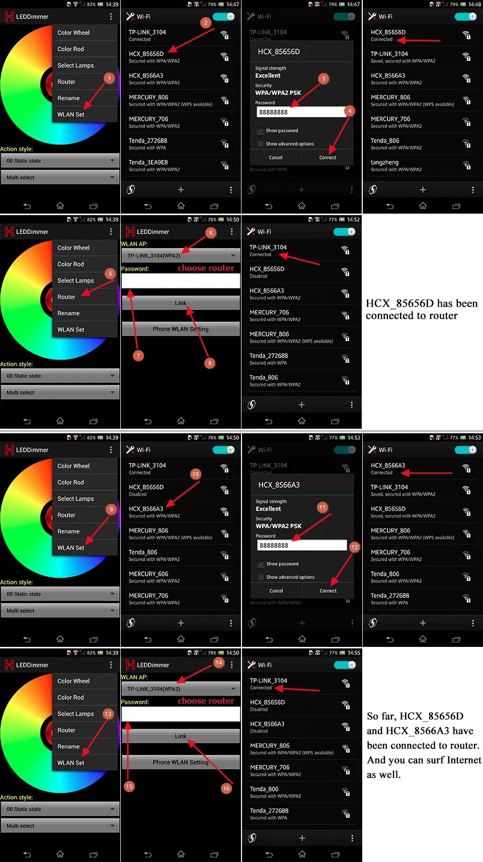 Rgbww полоса WiFi контроллер, rgb контроллер, связь с Android телефон через WLAN в dim, выход 5 каналов RGBWW данных