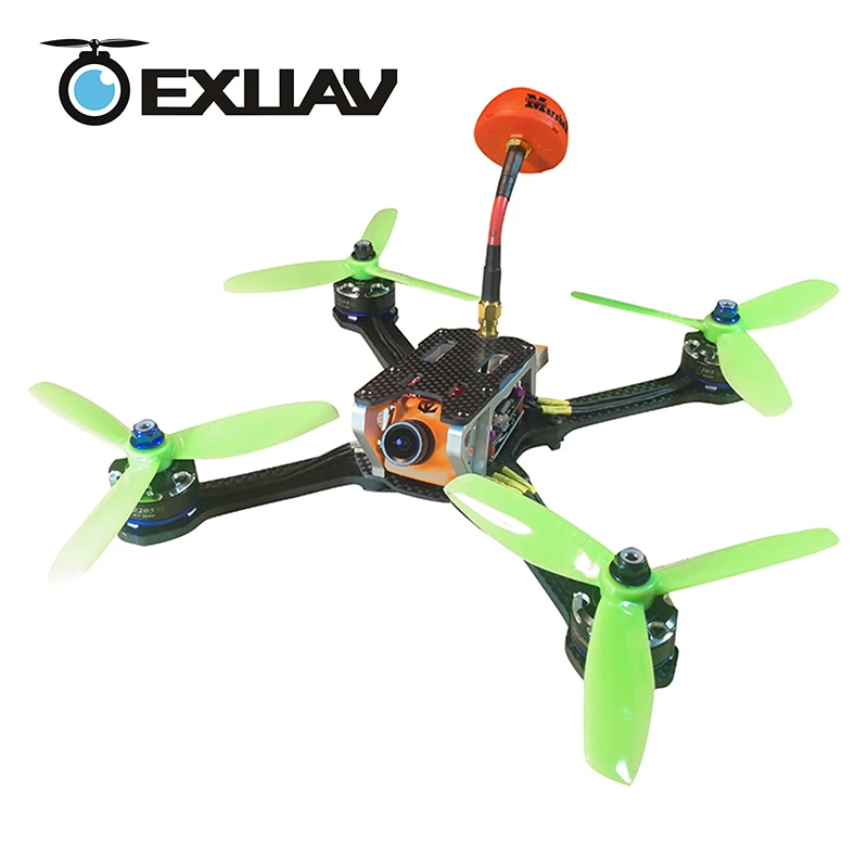 

EXUAV FROG Lite RC FPV Racing Drone Packages 218MM Wheelbase 4mm Arms Carbon Fiber Frame Kit H Structure XT60 Plug For DIY Toys
