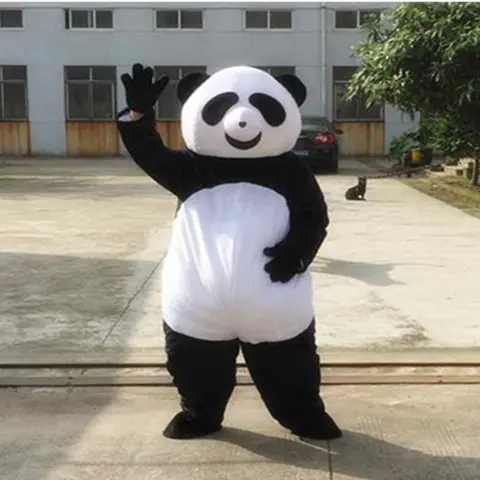 Маскарадный костюм Панда медведь маскарадный костюм Взрослый персонаж мультфильма косплей вечерние платья для игр