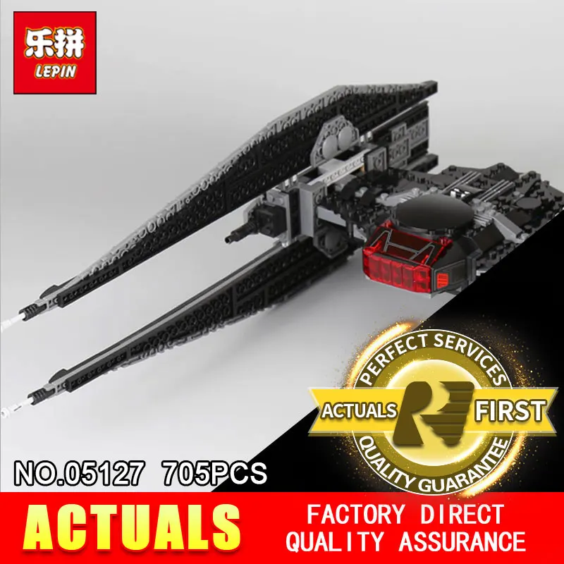 

Lepin 05127 705Pcs STAR The Tie Model Fighter Set 75179 Building Blocks Bricks Educational toy as Christmas Gift WARS