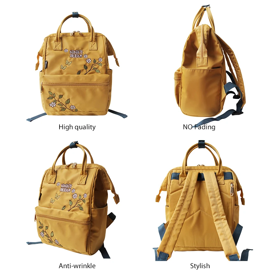 Женский водонепроницаемый рюкзак для ноутбука с цветочным принтом|women backpack|backpack