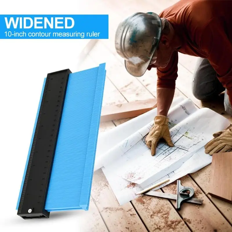 

1PC Woodworking Plastic Profile Contour Gauge Duplicator Tile Wood Marking Tool ABS Tiling Laminate Tiles General Tools