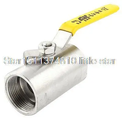 

DN32 1-1/4PT Female Thread 2 Way Stainless Steel Straight Ball Valve