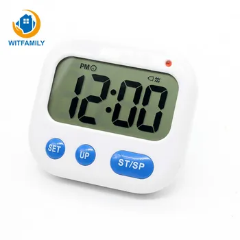 

Vibration Alarm clock Luminova Displaystudy cooking Student Clock Desk Gadgets LED Digital Timer Electronic Candy Watch Desktop