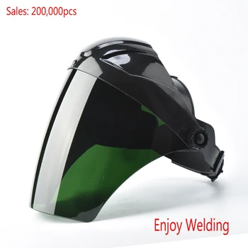 

Nice design Mig Tig welding Protective face shields masks hood, green CE certificate PC welding hard hat helmet goggles CE