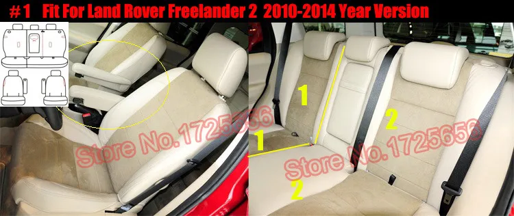 AutoDecorun пользовательские автомобильные чехлы для сидений для Land Rover freelander 2 чехлы на сиденья аксессуары, из искусственной кожи подушки сиденья протекторы