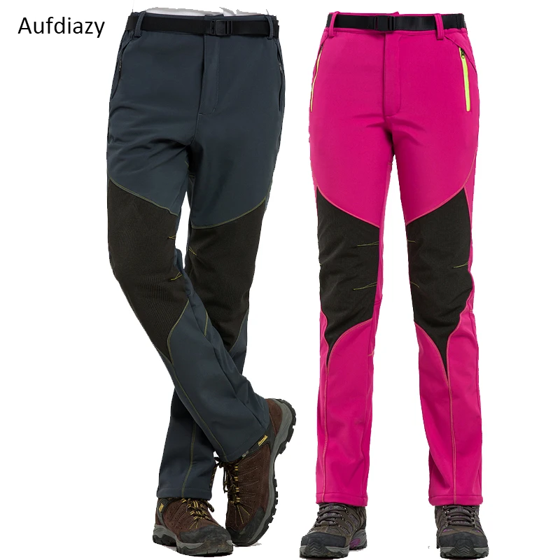 Aufdiazy caliente Softshell impermeable pantalones de senderismo de las mujeres de los hombres de deportes al aire libre pantalones de lana pantalones de invierno senderismo escalada pantalones OM025 Aufdiazy caliente Softshell impermeable pantalones de senderismo de las mujeres de los hombres de deportes al aire libre pantalones de lana pantalones de invierno senderismo escalada pantalones OM025